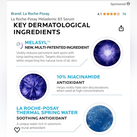 LA ROCHE POSAY Pure Niacnamide Concentrate Serum To Reduce Every Dark Spot, 10ml - Picture 6 of 7